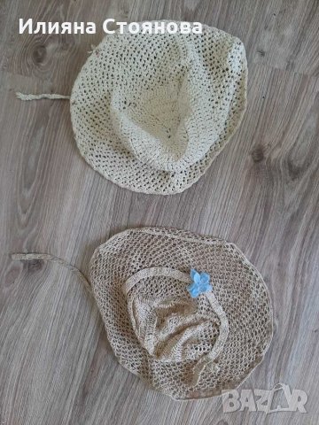 Плетени на една кука шапки