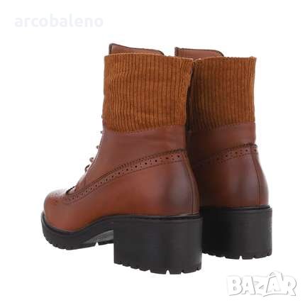 Дамски боти с връзки, 2цвята , снимка 4 - Дамски боти - 43009378