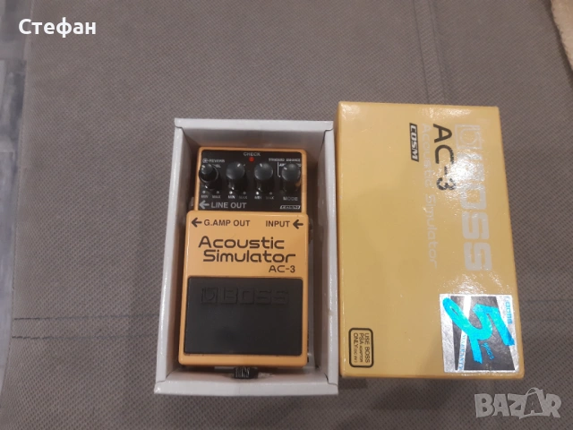 Ефект за китара- TC electronic- Dark Matter; rail адаптер, BOSS AC-3, CS-3, снимка 8 - Китари - 53603245