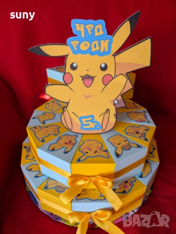 Картонена торта Лабубу, снимка 18 - Други - 50953314