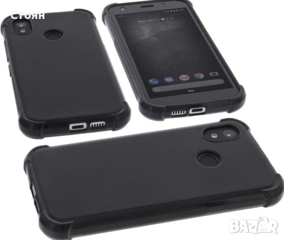 Силиконови калъфи прозрачни и черни за Cat s75 S53 s 52 s42 s 62, снимка 2 - Калъфи, кейсове - 43215390