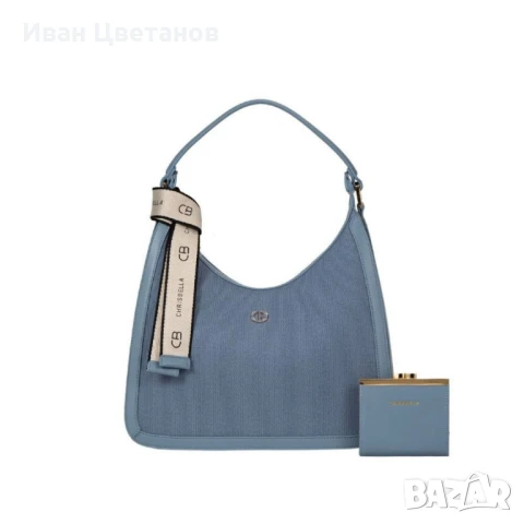 Дамска чанта CHRISBELLA с малко портмоне – Стил и удобство в едно, снимка 4 - Чанти - 50941599