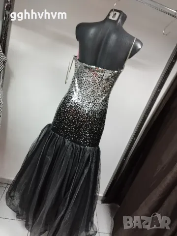 дълга блестяща рокля 👗, снимка 6 - Рокли - 48060775