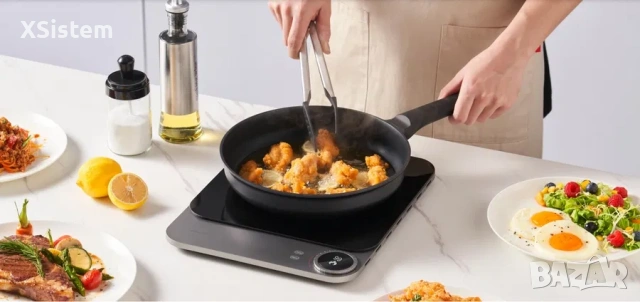 SMART Индукционен котлон TOKIT, 2100 W, 20 мм, снимка 4 - Котлони - 53226066