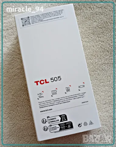 НЕразпечатван ! ЧИСТО НОВ с гаранция - Смартфон GSM TCL 505 SPACE GRAY, снимка 5 - Телефони с две сим карти - 50040882