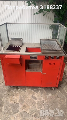 Газова количка за приготвяне на сандвичи, снимка 2 - Колички за царевица - 52791871