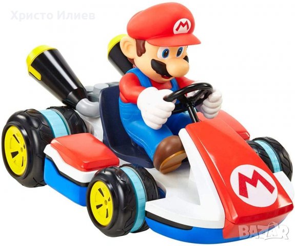 Nintendo Mario Kart 8 RC Супер Марио Кола с дистанционно, снимка 7 - Коли, камиони, мотори, писти - 39374921