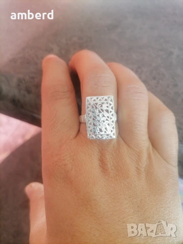 Сребърен винтидж пръстен - модел KR247, снимка 2 - Пръстени - 51405012