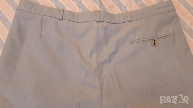 Мъжки летен къс панталон от плат светлосив, снимка 4 - Къси панталони - 33002645