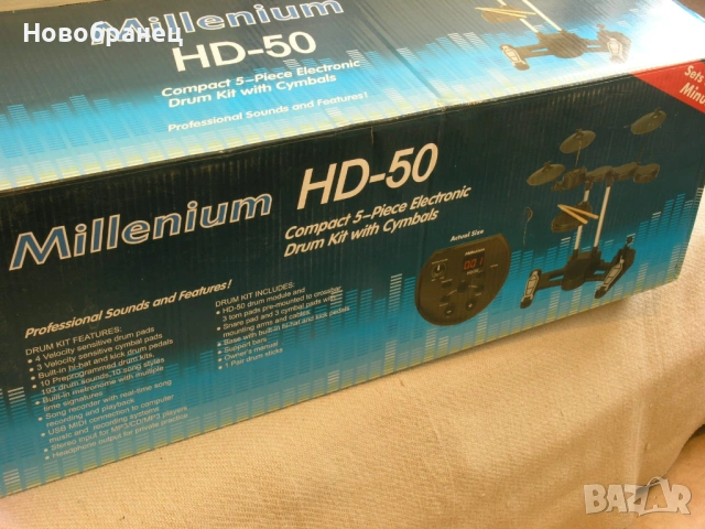 Електронни барабани Millenium HD-50 , снимка 8 - Ударни инструменти - 53367669