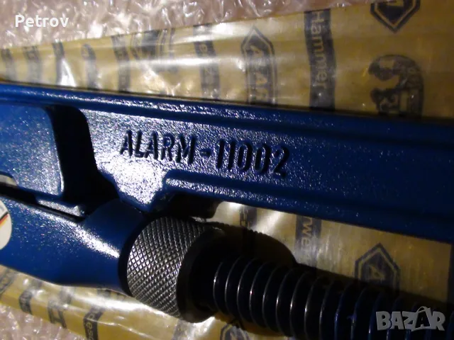 ALARM - 11002 - Made in Germany - 1" + 1 1/2" + 2" ЧИСТО НОВИ ПРОФЕСИОНАЛНИ Тръбни Ключове !!!!!!!! , снимка 9 - Гедорета - 39923931
