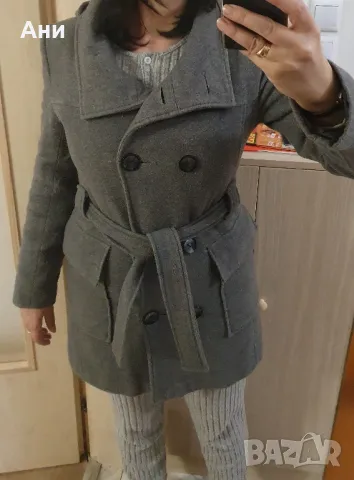 Вълнено палто, снимка 7 - Палта, манта - 48152797