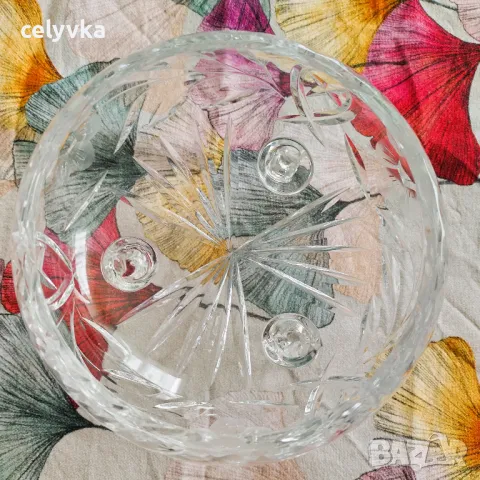 Кристална купа, снимка 2 - Сервизи - 50017889