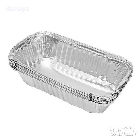 1266 Алуминиева форма за печене правоъгълна за еднократна употреба, снимка 3 - Съдове за готвене - 27066970