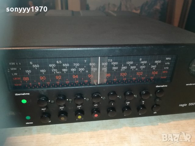 braun regie 550 receiver-made in west germany 1803212034 &, снимка 7 - Ресийвъри, усилватели, смесителни пултове - 32214586