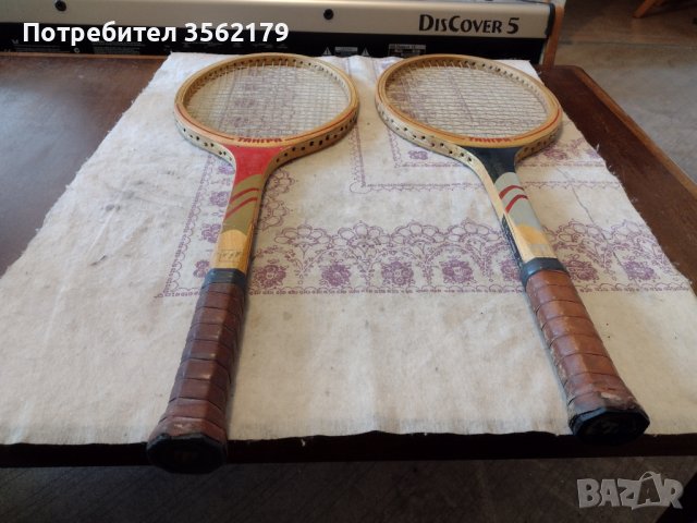 Ретро тенис ракети Тангра, снимка 6 - Тенис - 43790211