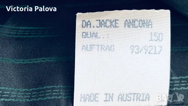 Луксозно скъпо късо сако TYROLER LODEN Австрия, снимка 5 - Сака - 48305005