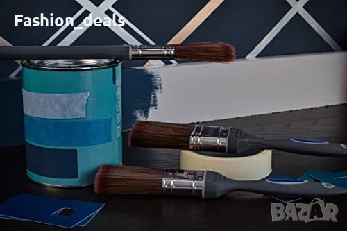 Нов комплект 3 броя синтетични четки за боядисване стени дом ремонт, снимка 5 - Други инструменти - 40774035