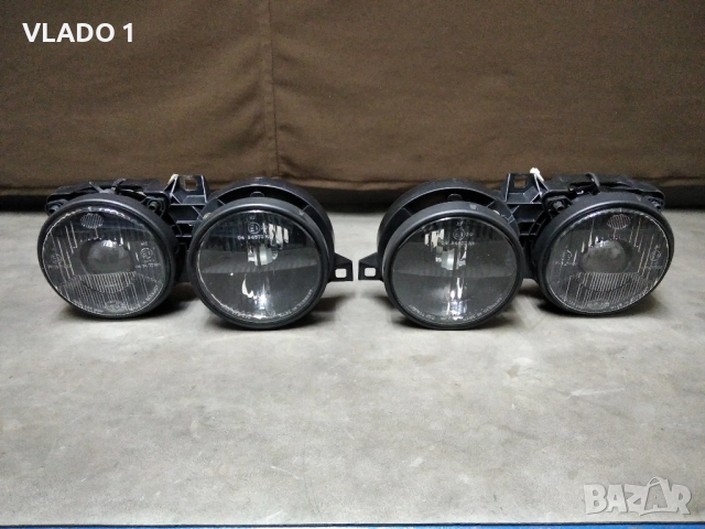 Фарове бмв Е30 бош хела Черна Опушена BMW E30 BOSCH HELLA Black Smoked