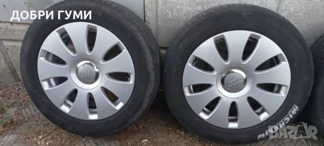 5х112 ДЖАНТИ 16 ЗА АУДИ И ВАГ ГРУПАТА С 215 55 16 МИШЕЛИН , снимка 3 - Гуми и джанти - 50885784