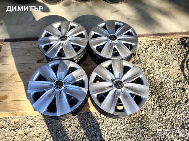 4бр.АЛУМИНИЕВИ ДЖАНТИ 16ки за VW 5x112 6J ET43 Golf,Touran , снимка 1 - Гуми и джанти - 52299343