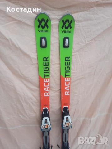 Карвинг ски 175см. VOLKL RACETIGER GS UVO, Woodcore, grip walk, Titanium , снимка 2 - Зимни спортове - 52440464