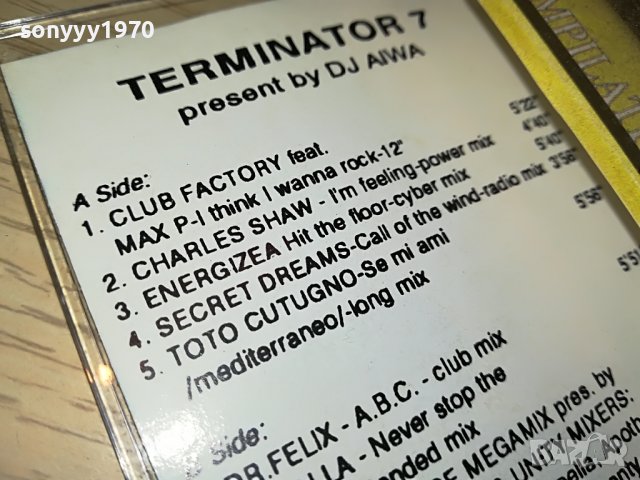 DANCE TERMINATOR 7-КАСЕТА 2005221122, снимка 8 - Аудио касети - 36820423