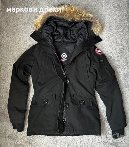 Canada Goose Womens Montebello Parka Classic fit Coat Jacket Size S Black , снимка 2 - Якета - 52850017
