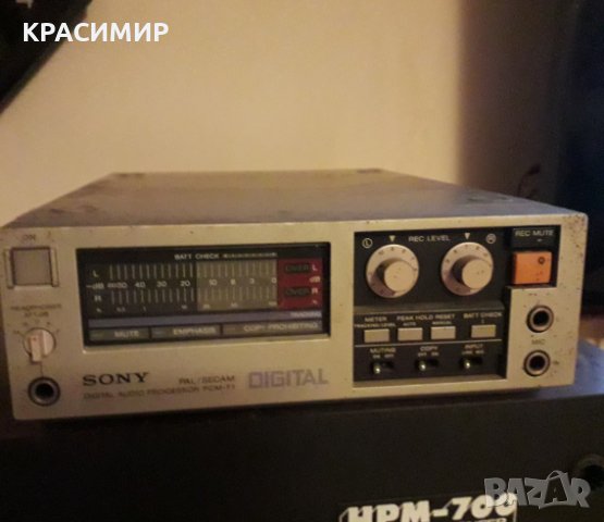 SONY PCM F1 digital audio processor , снимка 1 - Ресийвъри, усилватели, смесителни пултове - 39554627
