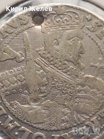 Сребърна монета Орт 1623г. Сигизмунд трети ПОЛША 13694, снимка 6 - Нумизматика и бонистика - 42999711