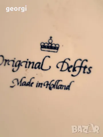 холандска порцеланова бижутерка  Delft  19/5, снимка 6 - Колекции - 49266607