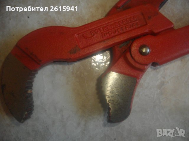 ROTHENBERGER INDUSTRIAL -НОВИ- Клещи Гарги/Чешмеджийски Ключ Раздвижен/Тръборез -Немски Професионал, снимка 3 - Други инструменти - 43569442