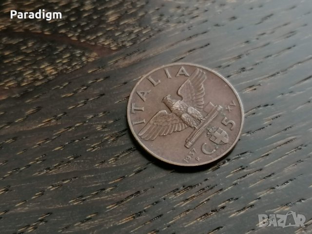 Монета - Италия - 5 чентесими | 1937г.