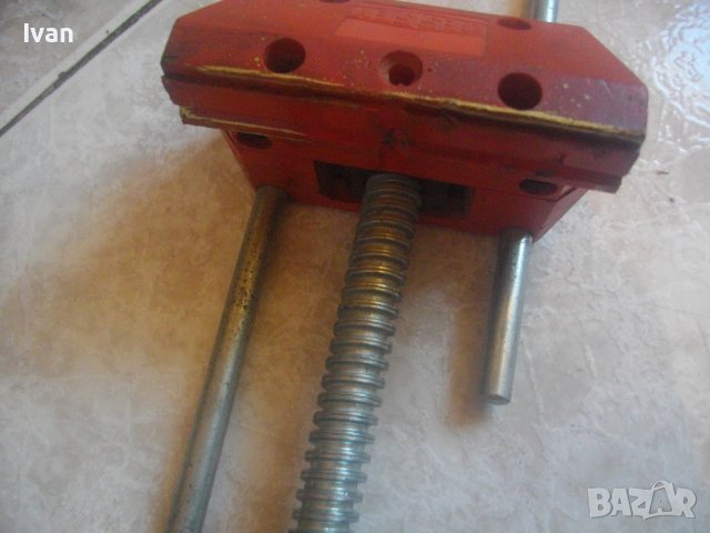 Дърводелско Менгеме-Старо Качество-WEST GERMANY-BESSEY S10-Отлично-Отваря 105 мм-Челюсти 90мм-Стяга, снимка 8 - Менгемета - 43202898