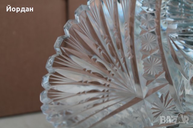 немска кристална фруктиера, снимка 6 - Аксесоари за кухня - 35421444