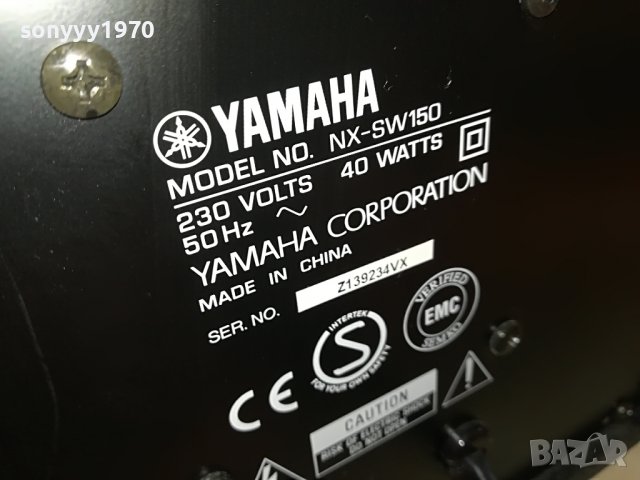 yamaha nx-sw150 220v-acrive subwoofer L0106221058, снимка 16 - Тонколони - 36944153