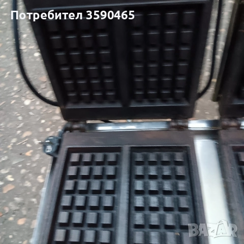 Двоен професионален гофретник, снимка 4 - Обзавеждане на кухня - 52871599