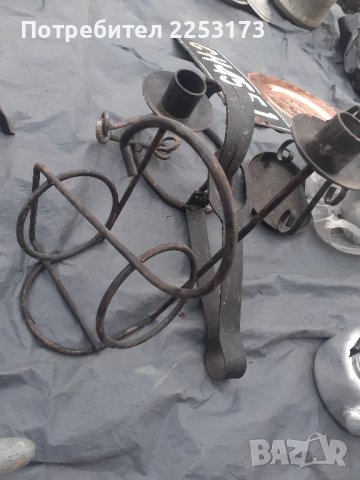 Ковани свещници за камина, снимка 7 - Декорация за дома - 42114129