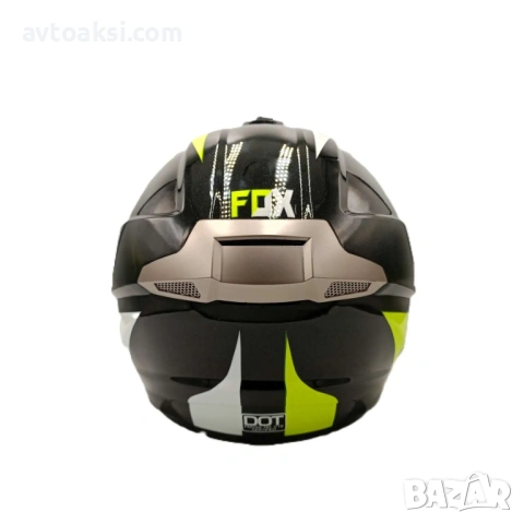 Каска Крос Мотор/Скутер/Бъги/Вело/АТВ FOX с Очила 100%, снимка 4 - Аксесоари и консумативи - 53584608
