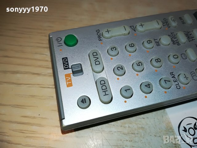 SONY HDD/DVD RECORDER-REMOTE CONTROL, снимка 14 - Други - 28665133