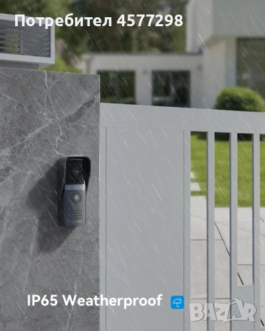 Tmezon Кабелна видеодомофонна система, 7-инчова видеодомофонна камера с монитор,кабелен видеодомофон, снимка 4 - IP камери - 52138859