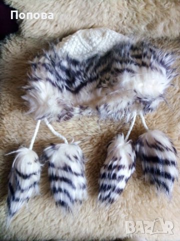 Уникална шапка 50% вълна, снимка 3 - Шапки - 38930496