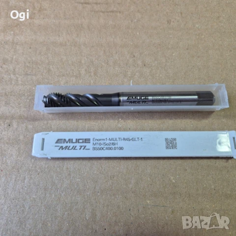 Метчик  Машинен M10 -iso2 /6h EMUGE MULTI, снимка 5 - Стругове - 50601378
