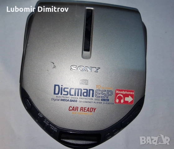 Преносим CD плейър Sony Discman D-e307ck 
