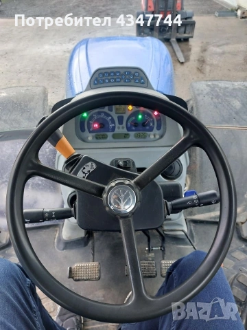 Трактор New Holland T 70 50 e 4WD мощност 195к.с. модел 2008г., снимка 9 - Селскостопанска техника - 53514751