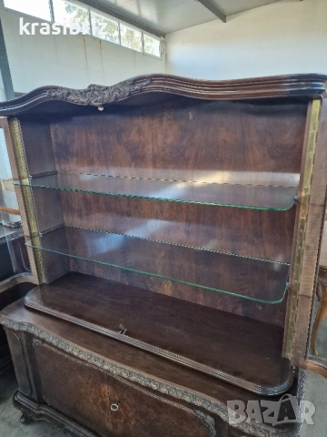 Масивна Барокова Витрина-Внос От Германия , снимка 3 - Секции и витрини - 52232770