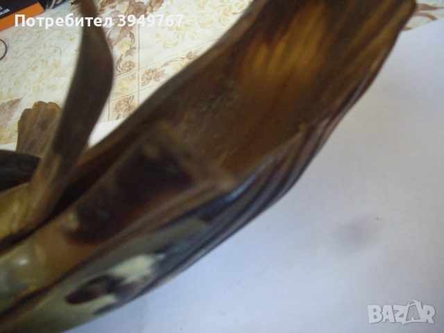 Фигура на патица изработена от рогове., снимка 5 - Колекции - 51496526