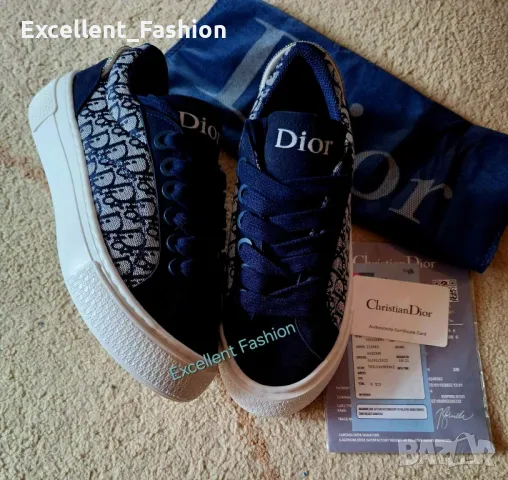 Унисекс модел Dior, снимка 2 - Маратонки - 49982883