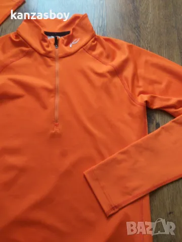 Kjus Men Second Skin Halfzip orange - страхотна мъжка блуза С КАТО НОВА, снимка 4 - Блузи - 49291627
