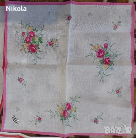 Винтидж памучни детски кърпички, снимка 5 - Пелени, памперси - 51151596